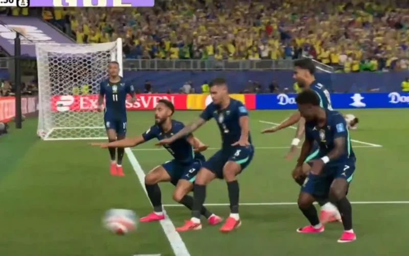 Brazil scores first on Matheus Cunha goal in chaotic play