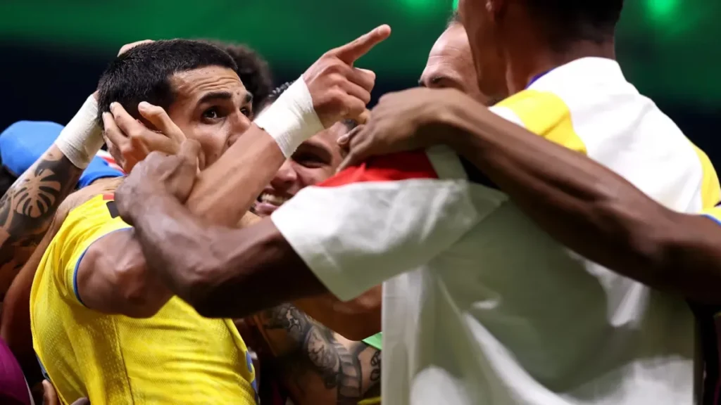 Brazil sees Colombia win with Munoz goal to advance in Copa