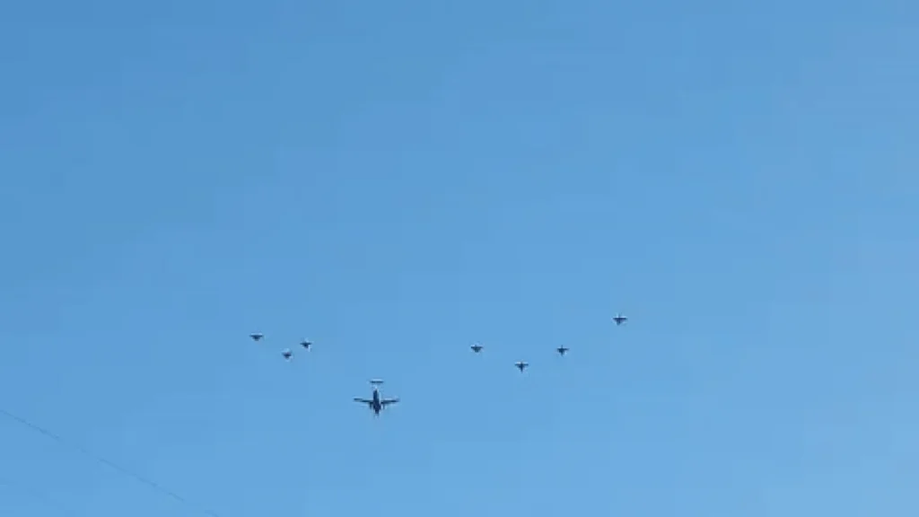 Brazil aircraft flyovers spark curiosity in Campo Grande