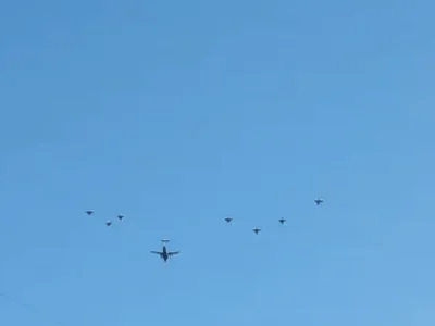 Brazil aircraft flyovers spark curiosity in Campo Grande