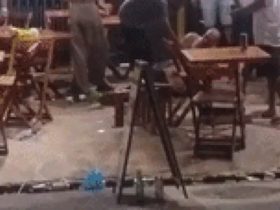Brazil brawl breaks out inside convenience store