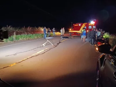 Brazil motorcyclist killed by truck crash on MS-278