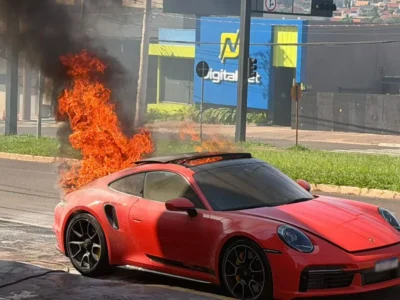 Brazil Father, Son Escape Fire But Flames Destroy $1M Porsche
